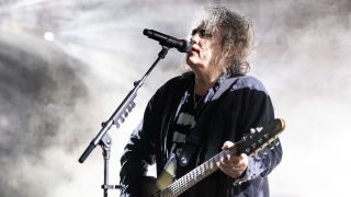 The Cure performing live in 2023