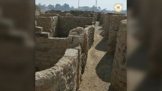 Many of the ancient dwellings and buildings still had intact walls.