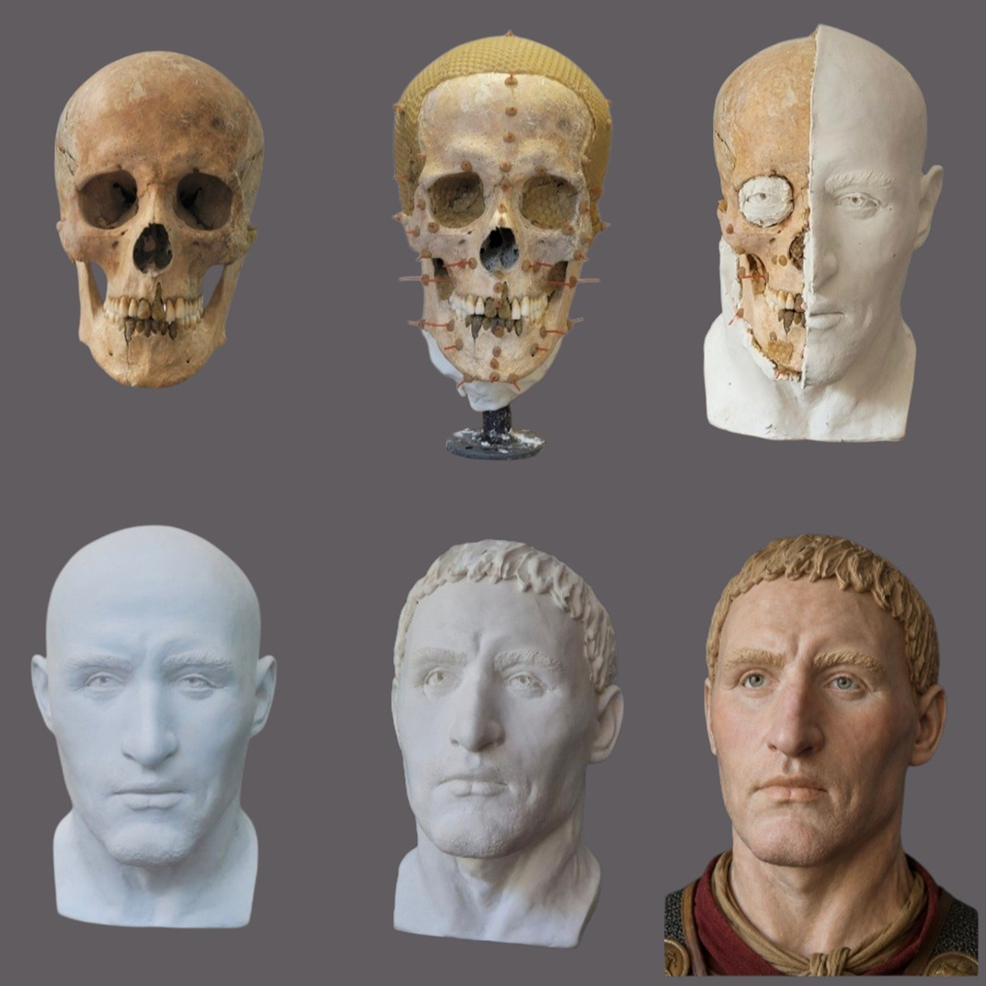 A series of images from the exhibit