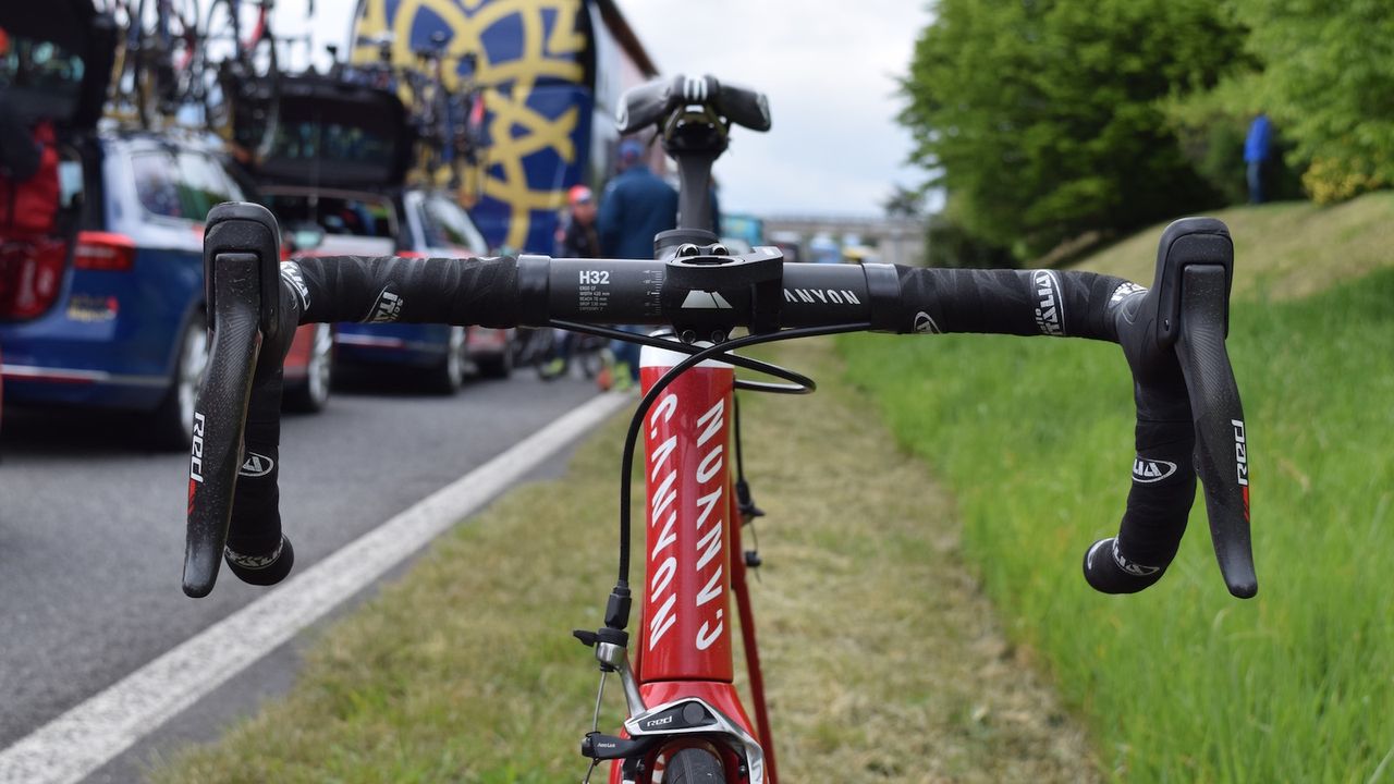 A look at the front profile of the Canyon Ultimate