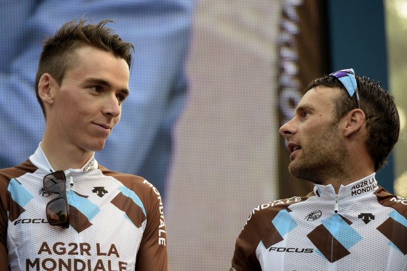 Romain Bardet and Jean-Christophe P&eacute;raud lead Ag2r at the Tour