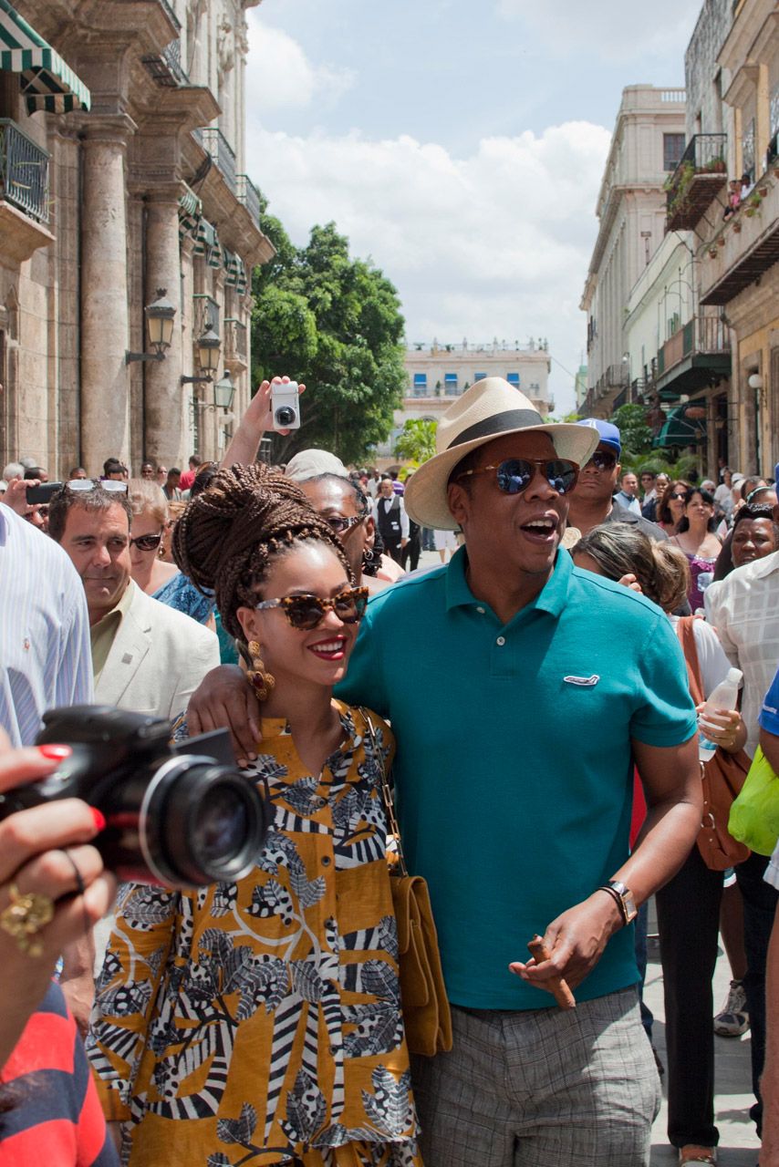 Beyonce Knowles and Jay-Z in Cuba