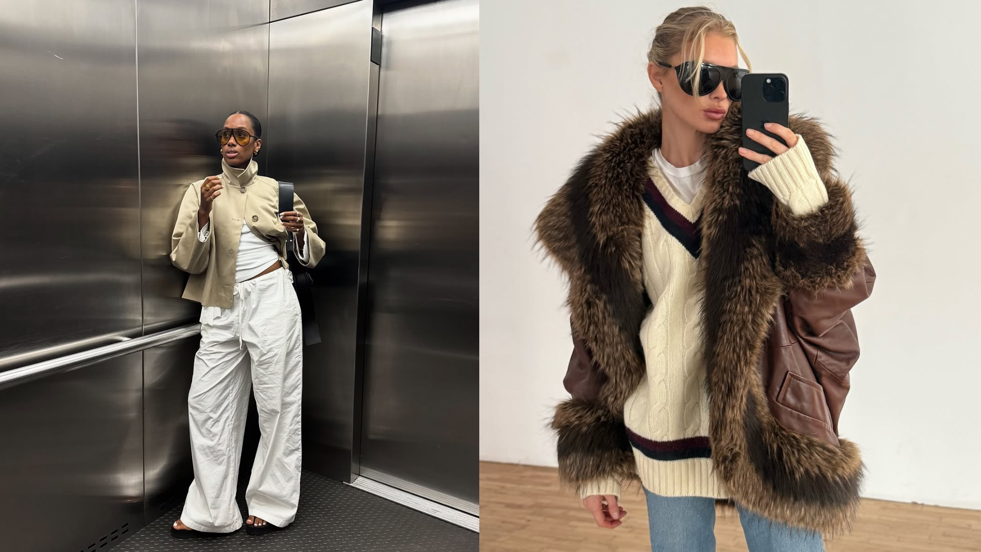 woman wearing oversize sunglasses outfit 2026