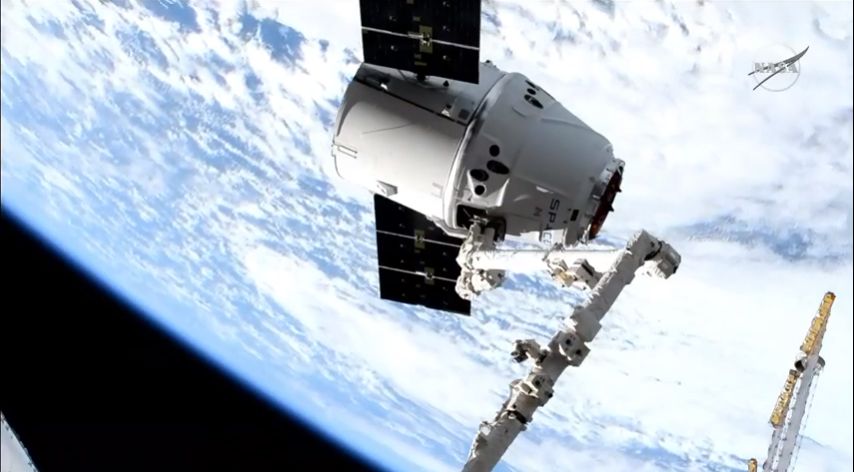 SpaceX Dragon Delivers NASA Cargo to Space Station | Space