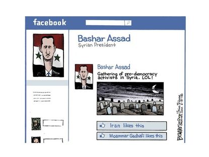 Al-Assad's viral protest