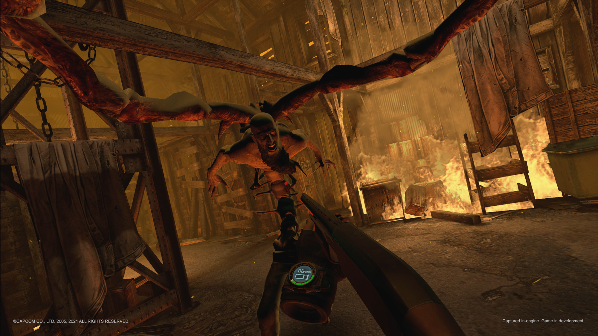 a screenshot of Resident Evil 4 VR