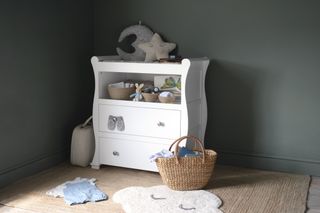 best white changing table: Chantilly 2-drawer changing unit from The Cotswold Company