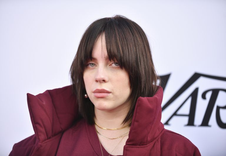 Billie Eilish attends Variety 2021 Music Hitmakers Brunch presented by Peacock and GIRLS5EVA at City Market Social House on December 04, 2021 in Los Angeles, California