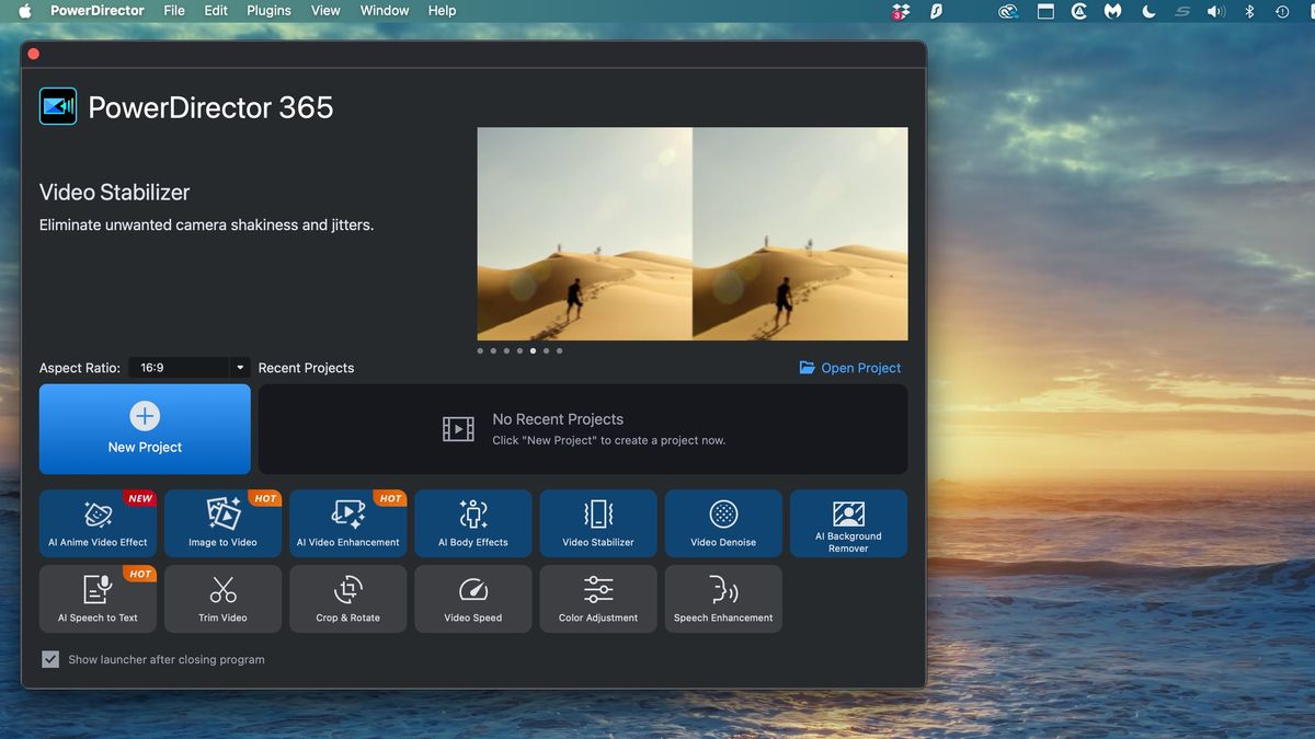 Using CyberLink PowerDirector 365 to edit a video for our review