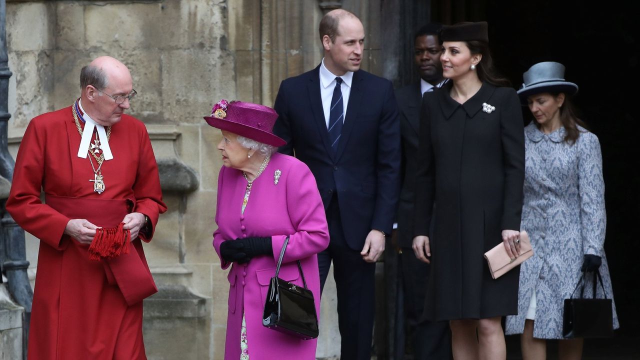 Kate Middleton Prince William and The Queen