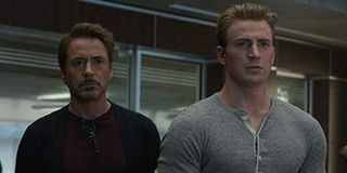 Tony Stark Steve Rodgers Avengers: Endgame Marvel