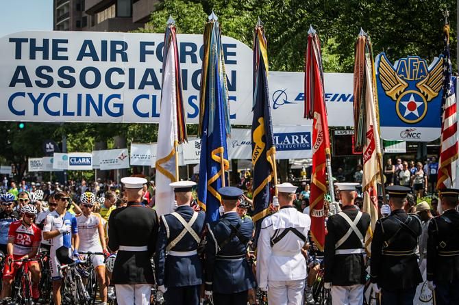 The presentation of colors today in Crystal City