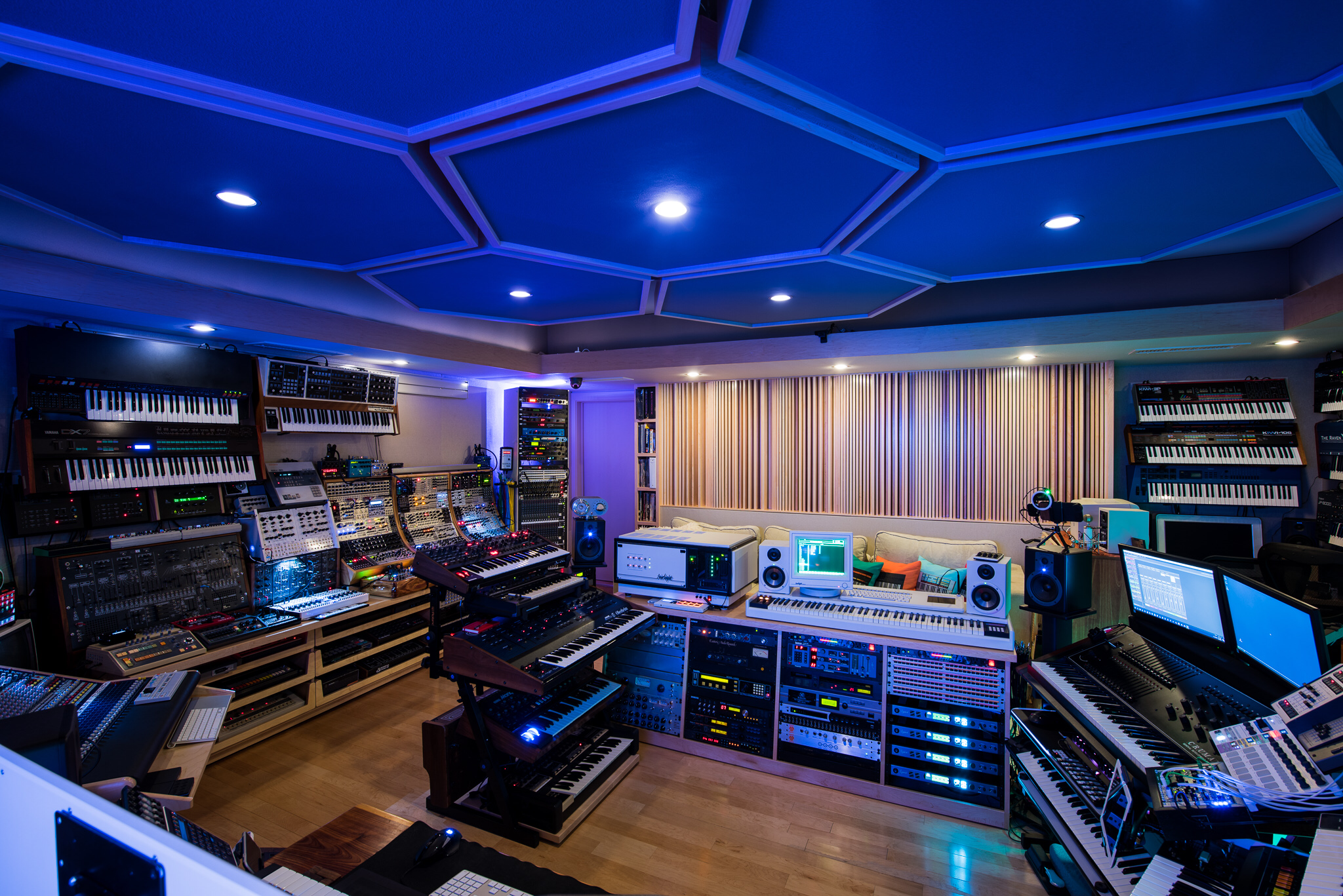 BT's synth-encrusted studio