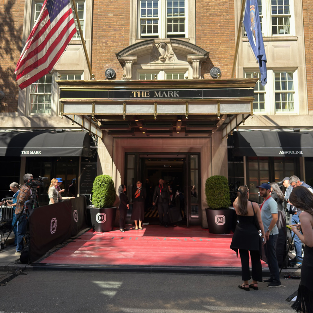 Entrance of The Mark hotel