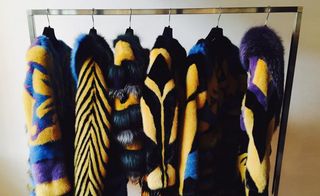 Colorful fantasy-drawn furry coats