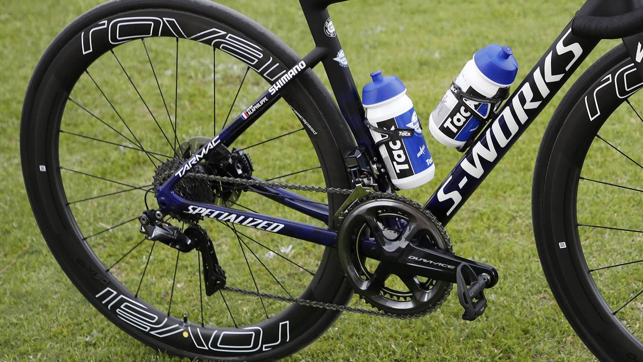 The team's Specialized framesets are paired with full Shimano Dura-Ace R9170 groupsets