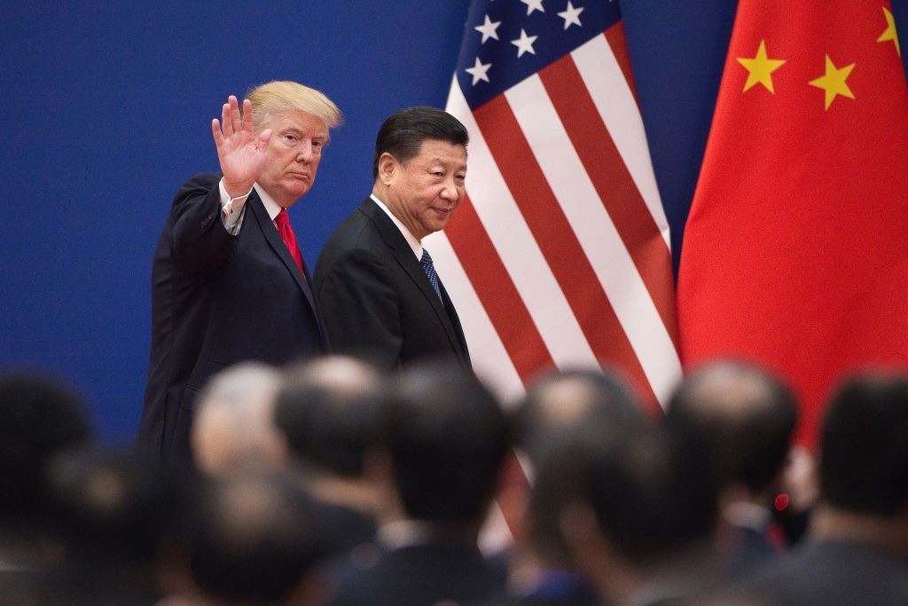 Donald Trump and Xi Jinping.