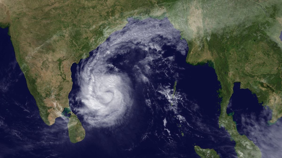 Tropical Cyclone Thane on Dec. 28.