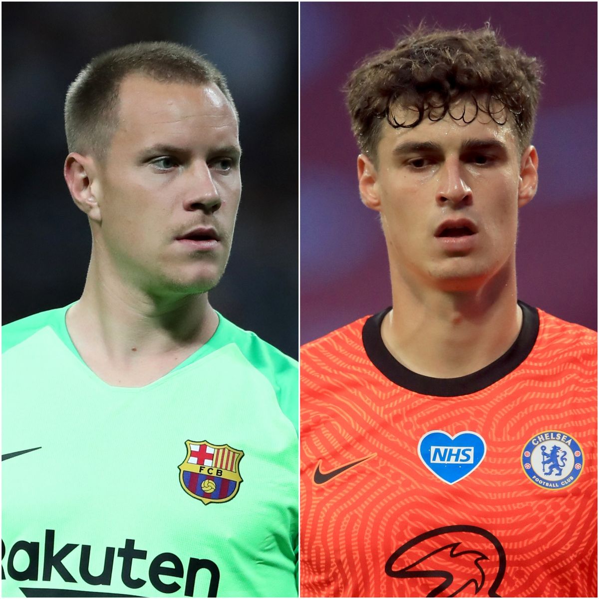 Marc-Andre Ter Stegen and Kepa Arrizabalaga