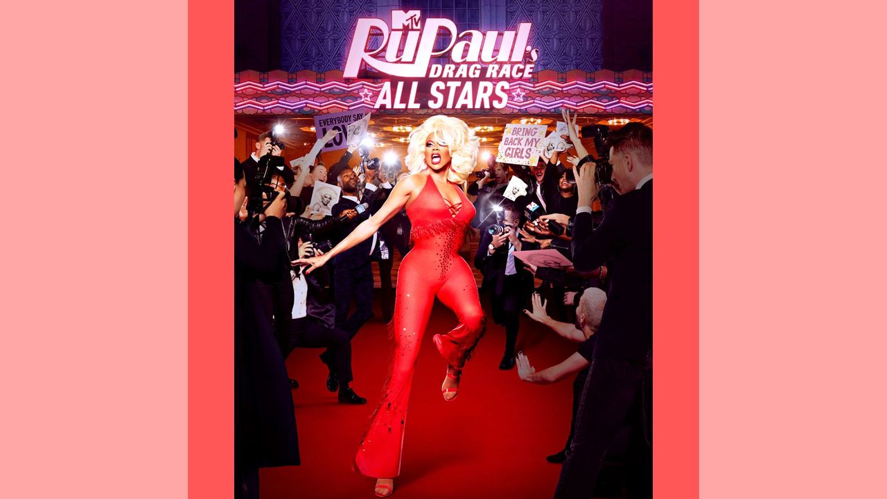 Key art for RuPaul&#039;s Drag Race All Stars 8, streaming on Paramount+