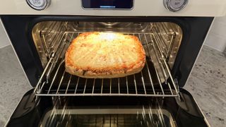 SMEG Combi Steam Oven cooks up a frozen pizza