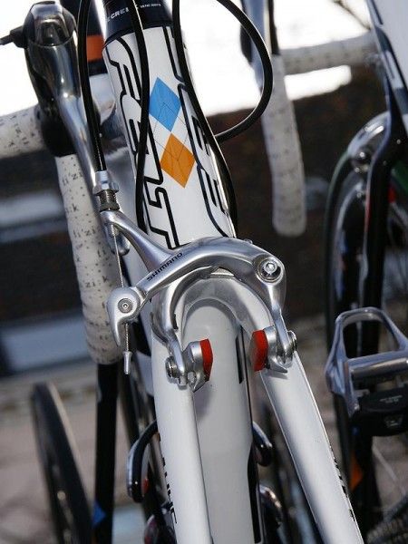 The longer fork legs offer more mud clearance up top.