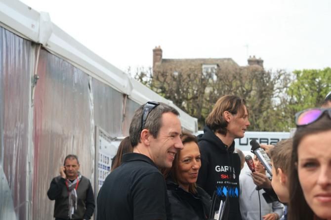 Johan Vansummeren (Garmin) returns to racing after his horrible accident