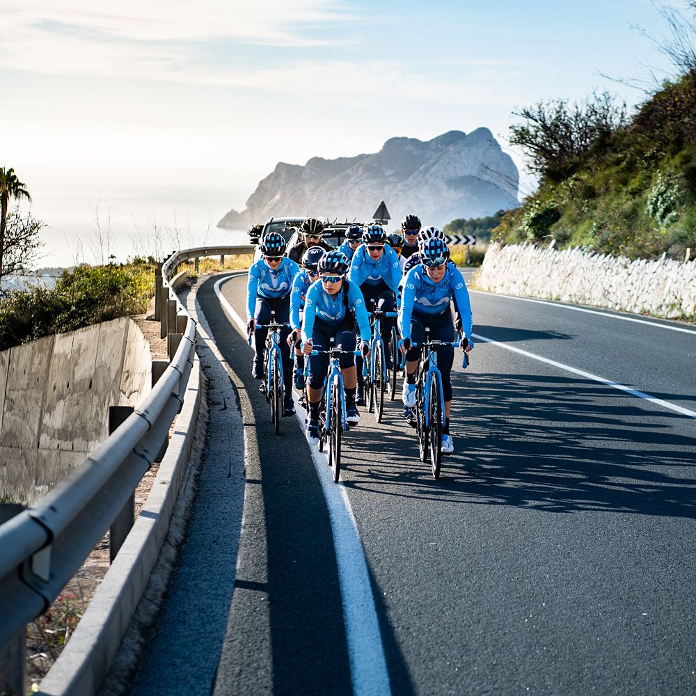 Movistar Team Women 2020 training in Calpe