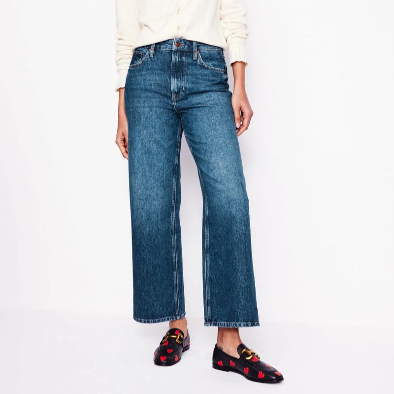 Image of straight leg jeans