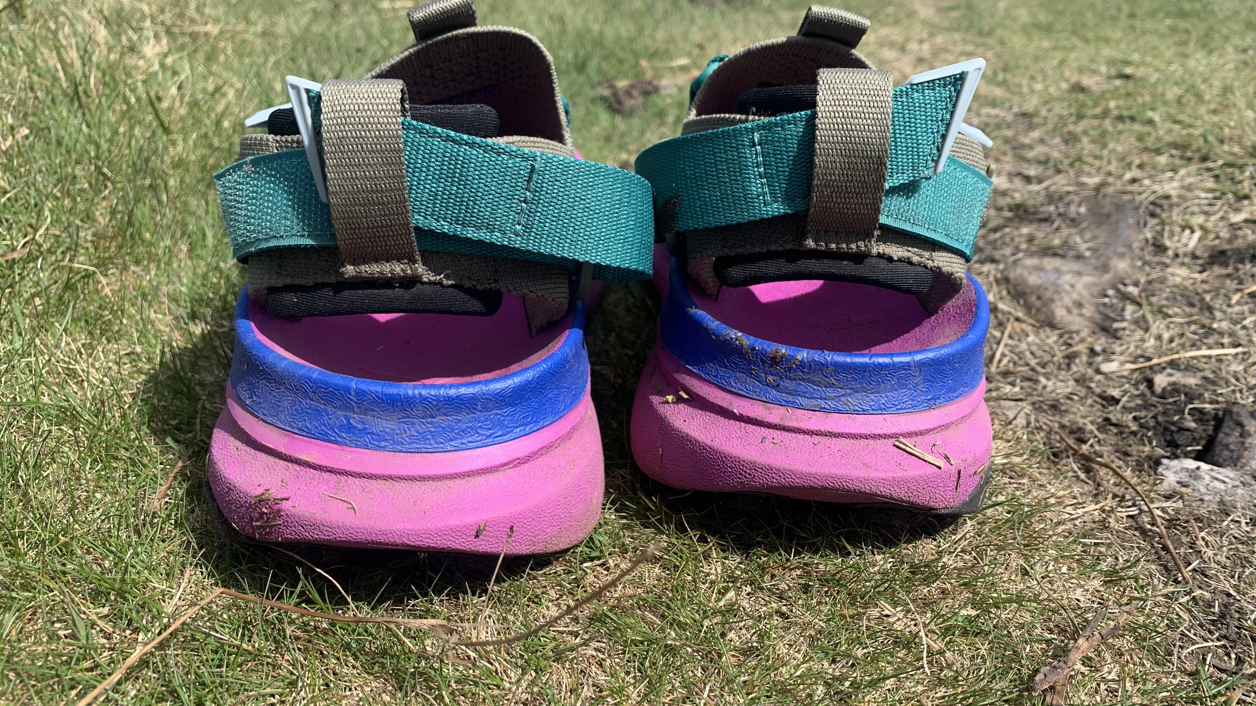 Teva Aventrail running sandals from the back