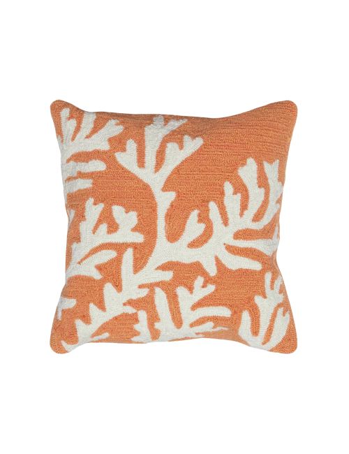 Coral Indoor/Outdoor Throw Pillow 