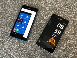 Andromeda OS on a Lumia 950