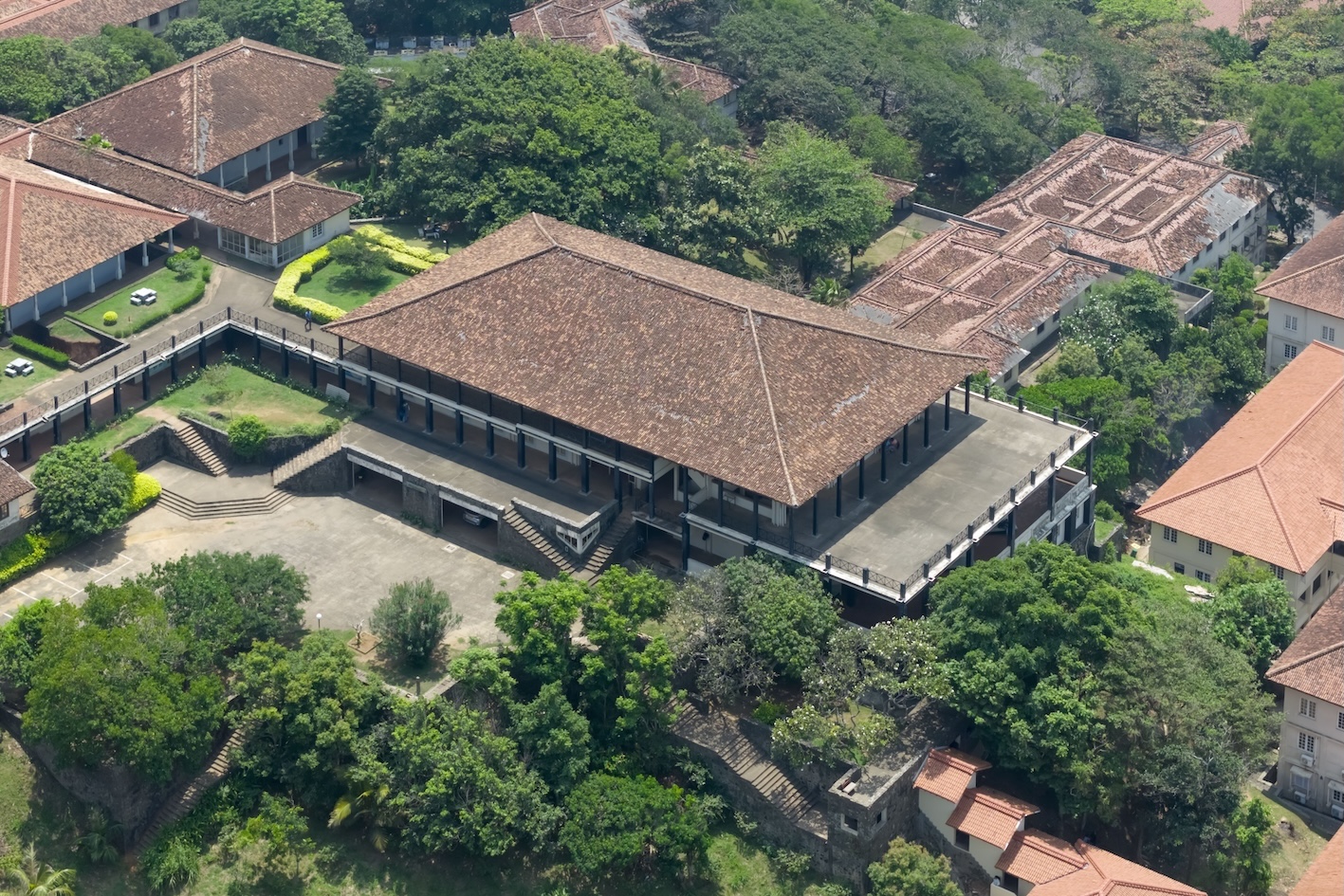 Geoffrey Bawa building, on show at the Vitra Design Museum