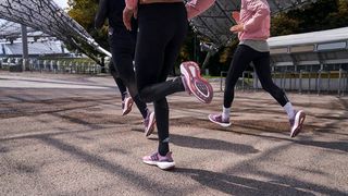 A photo of women running in the Adidas Ultraboost 22