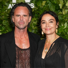 Walton Goggins and Nadia Conners