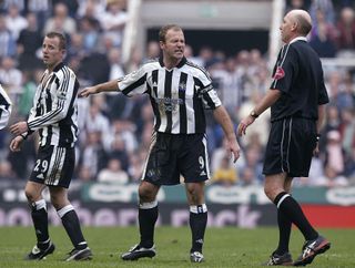 Bowyer (left) departed the field with a ripped shirt after the confrontation with Kieron Dyer (Owen Humphreys/PA).