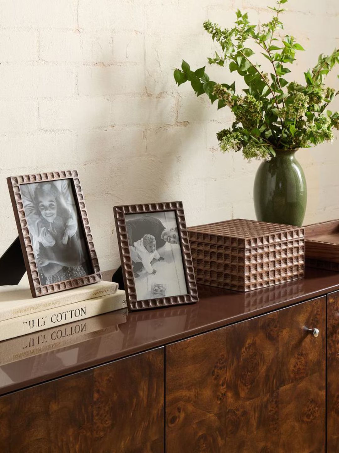 West Elm, Nadia Carved Wood Tabletop Frames