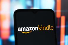 CANADA - 2025/05/11: In this photo illustration, the Amazon Kindle logo is seen displayed on a smartphone screen. (Photo Illustration by Thomas Fuller/SOPA Images/LightRocket via Getty Images)