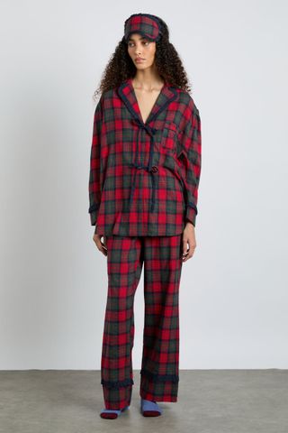 Antonella Pj Set- Red Tartan