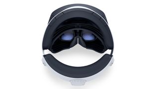 PSVR 2; a VR headset from above