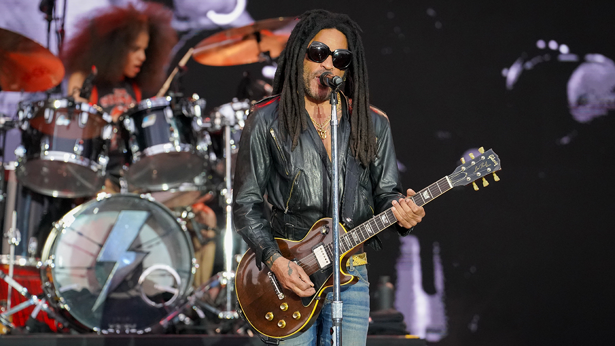 Lenny Kravitz performs onstage during the Roots Picnic at The Mann at Fairmount Park on June 01, 2025 in Philadelphia, Pennsylvania