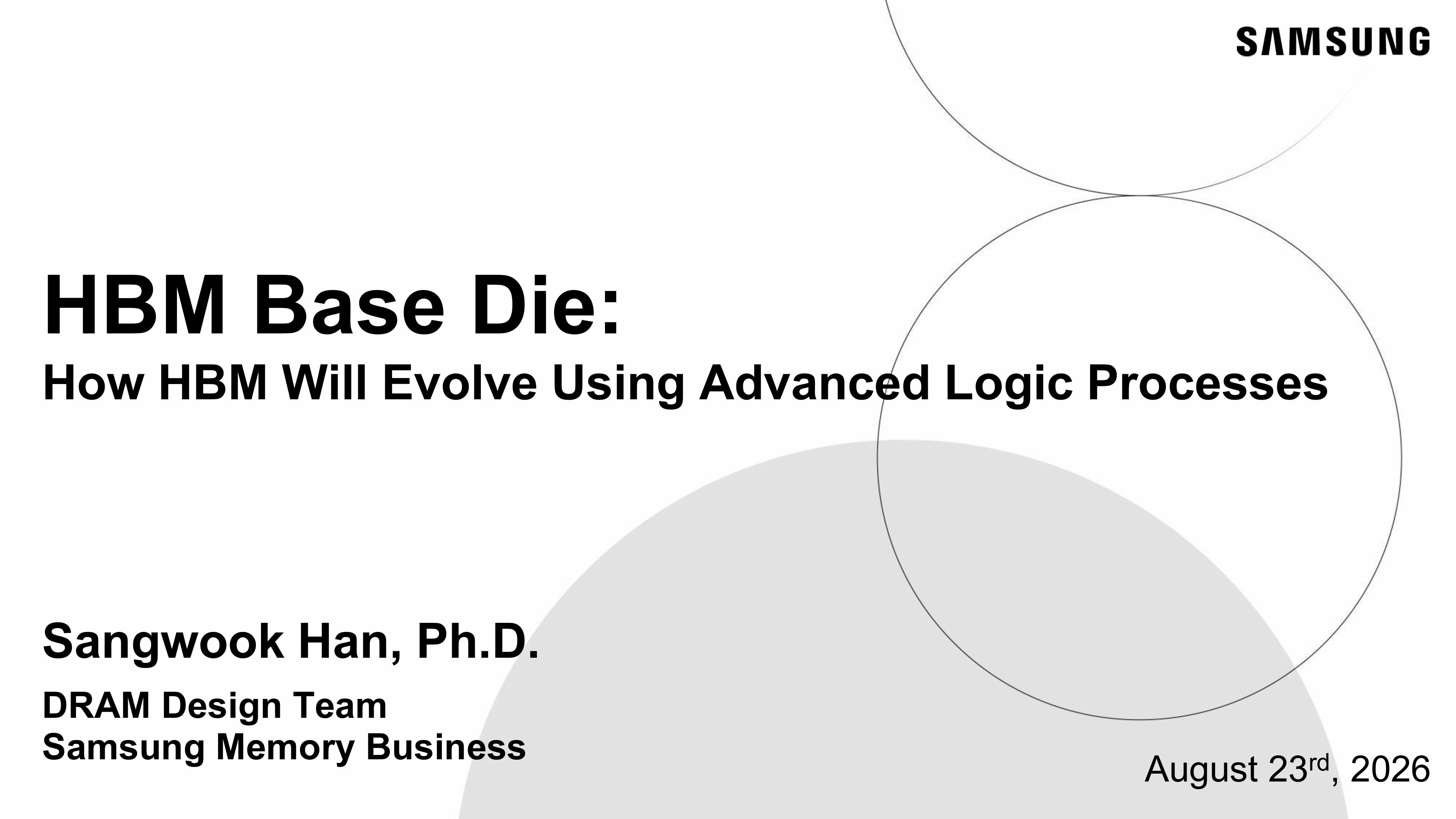 Samsung HBM base die evolution