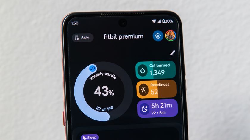 Fitbit Personal Health Coach preview Today tab
