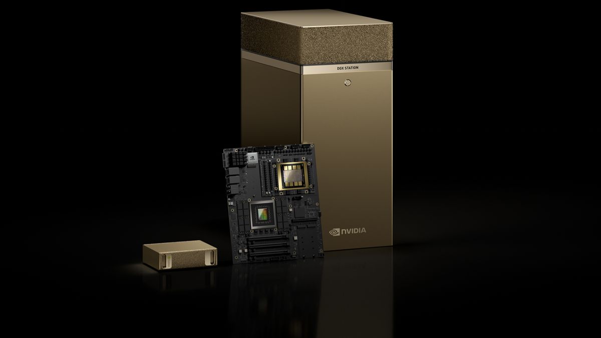 Nvidia unveils DGX Station workstation PCs with GB300 Blackwell Ultra inside
