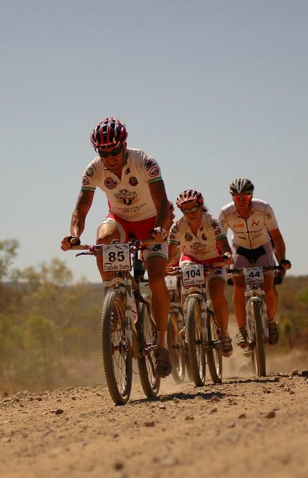 Retired heavyweight boxer Scott McLennan leads the Rattle'n'Hum team over the climb.