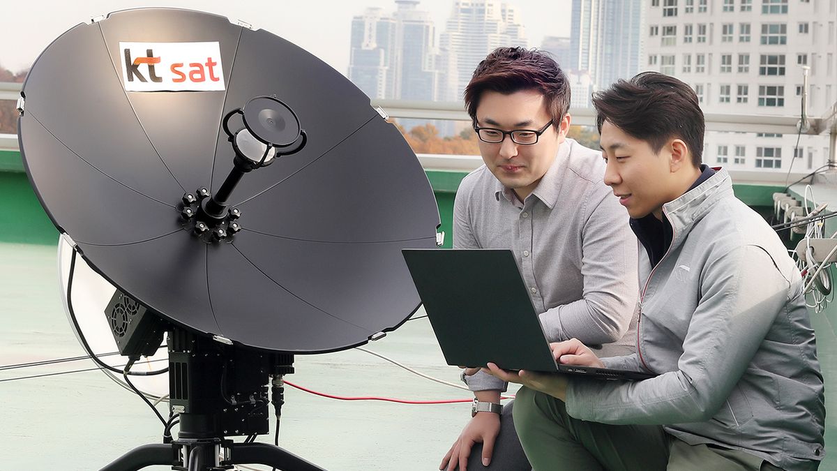 KT SAT 5G satellite