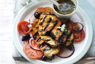 grilled halloumi