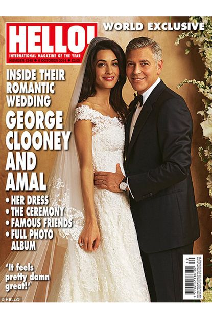 George Clooney and Amal Alamuddin Wedding Dress