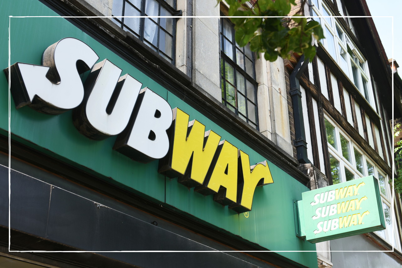 front of subway restaurant