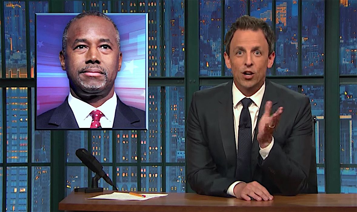 Seth Meyers takes a closer look at Ben Carson&amp;#039;s past